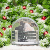 カスタムエレガント写真贈結婚り物25周年記念 (クリスマス)