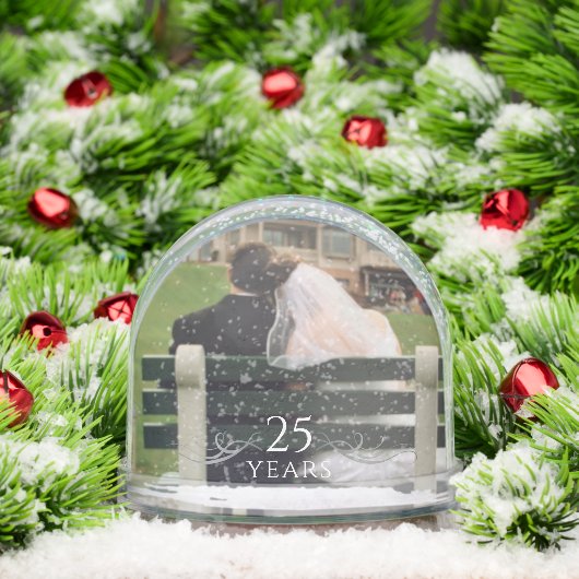 カスタムエレガント写真贈結婚り物25周年記念 (クリスマス)
