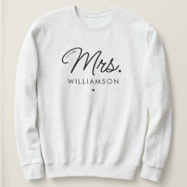 カスタムエレガント婚約モダン スウェットシャツ