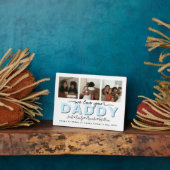カスタムエレガント愛Daddy Photo collage フォトプラーク (側面)