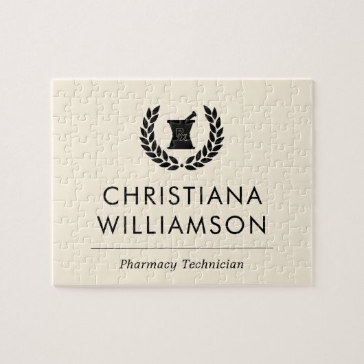 カスタムエレガント薬局技術職員 ジグソーパズル (横)