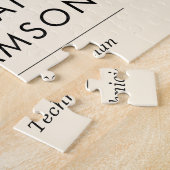 カスタムエレガント薬局技術職員 ジグソーパズル (側面)