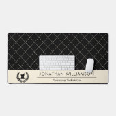 カスタムエレガント薬局技術職員 デスクマット (キーボード&マウス)