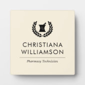 カスタムエレガント薬局技術職員 フォトプラーク (正面)