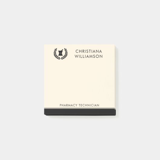 カスタムエレガント薬局技術職員 ポストイット (正面)
