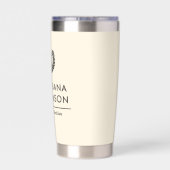 カスタムエレガント薬局技術職員 保温保冷タンブラー (背面)