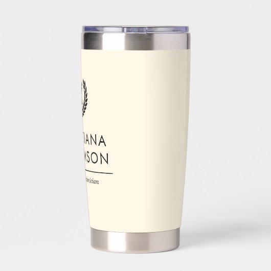 カスタムエレガント薬局技術職員 保温保冷タンブラー (背面)