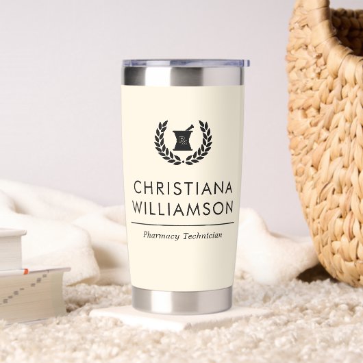 カスタムエレガント薬局技術職員 保温保冷タンブラー (リビング)