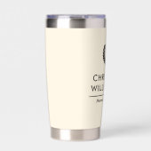 カスタムエレガント薬局技術職員 保温保冷タンブラー (正面)