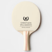 カスタムエレガント薬局技術職員 卓球ラケット (正面)