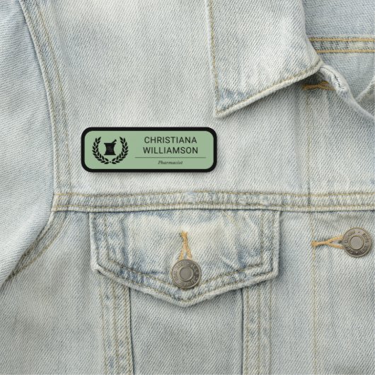 カスタムエレガント薬局職員 名札 (インサイチュ)