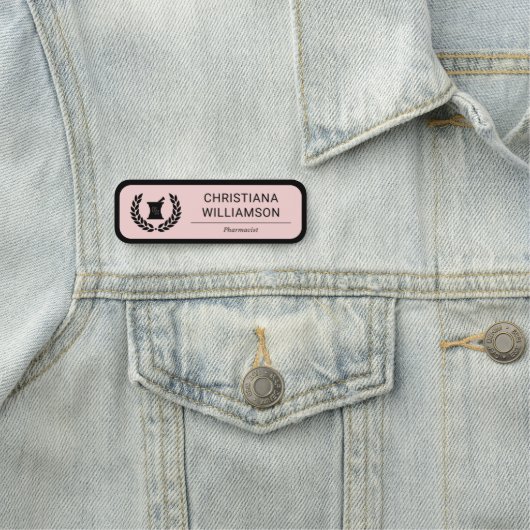 カスタムエレガント薬局職員 名札 (インサイチュ)
