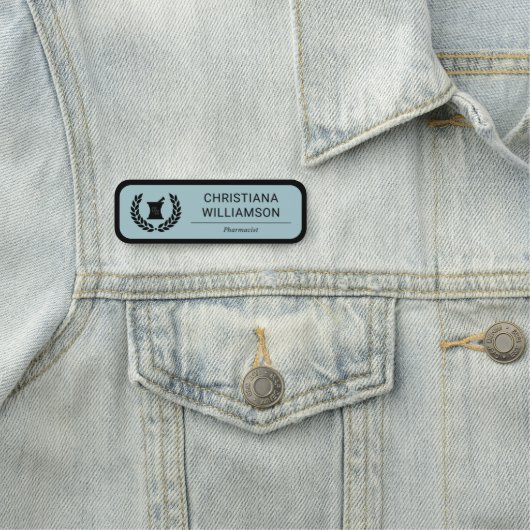 カスタムエレガント薬局職員 名札 (インサイチュ)