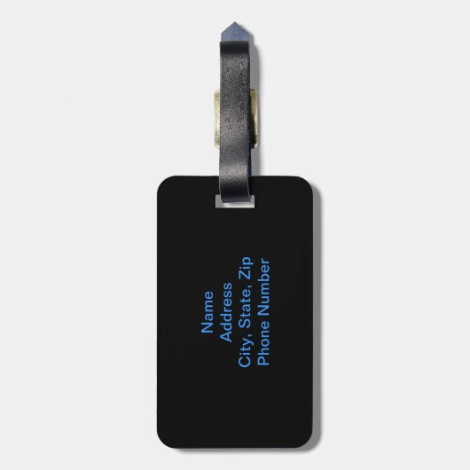 カスタムエレガント蝶ラゲッジタグ ラゲッジタグ (裏面縦)