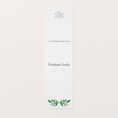 カスタムエレガントHoliday Tent Earringディスプレイカード 名刺 (外部フラット)