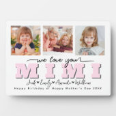 カスタムエレガントMimi Photo collage フォトプラーク (正面)