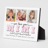 カスタムエレガントMimi Photo collage フォトプラーク (側面)