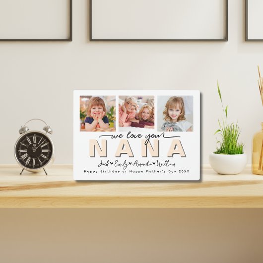カスタムエレガントNana Photo collage フォトプラーク