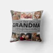 カスタムエレガントPhoto collage クッション (裏面)