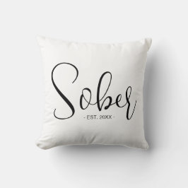 カスタムエレガントSober書道Any Date クッション