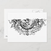 カスタムエンジェルウィングスチェルブフルーアディリスプリント ポストカード (正面/裏面)