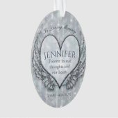 カスタムエンジェルハートとウィングス記念 オーナメント (正面)