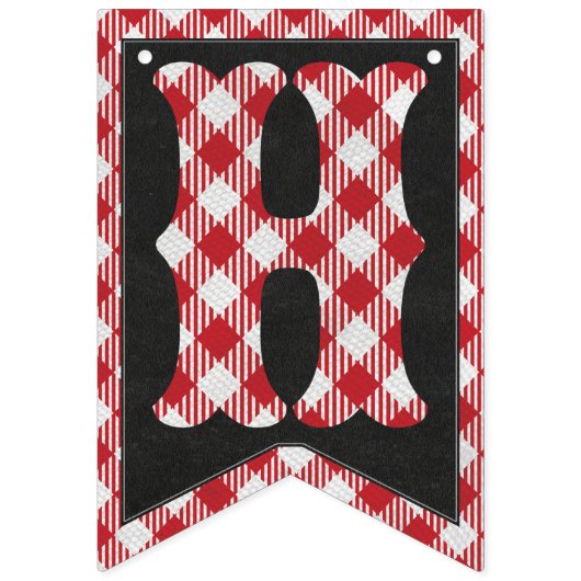 カスタムエージバックヤードBBQバースデーパーティーデコレーション バンティングフラッグ (第2の旗)