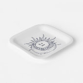 カスタムエージミスティックシアルマンムーン誕生日 ペーパープレート (傾斜あり)