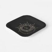 カスタムエージミスティックシアルマンムーン誕生日 ペーパープレート (傾斜あり)