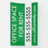 カスタムオフィス貸出実在財団 横断幕 (縦)