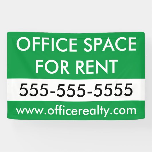 カスタムオフィス貸出実在財団 横断幕 (横)