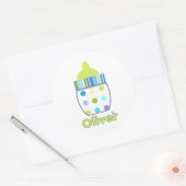 カスタムオリバーベビーボトル ラウンドシール (封筒)