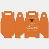 カスタムオレンジハイスクール同窓生懇親会パーティー フェイバーボックス (見開き)