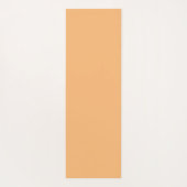 カスタムオレンジビジネスロゴ名Instagram ヨガマット (裏面)