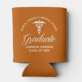 カスタムオレンジ医学校卒業党 缶クーラー (裏面)