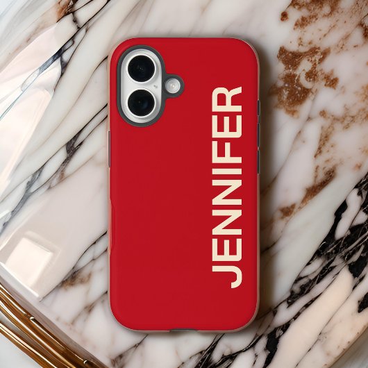 カスタムオレンジ色の電話ケース、彼女のための卒業ギフト Case-Mate iPhoneケース