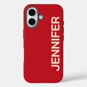 カスタムオレンジ色の電話ケース、彼女のための卒業ギフト Case-Mate iPhoneケース (裏面)