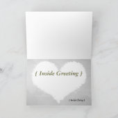 カスタムオンラパーソナライズされたイン婚約カード 案内状 (内部)