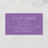 カスタムオーガニックApple Fresh Fruit Business Card 名刺 (裏面)