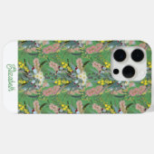 カスタムオーストラリア先住民ブッシュ開花サマーグリーン Case-Mate iPhoneケース (裏面 (横))