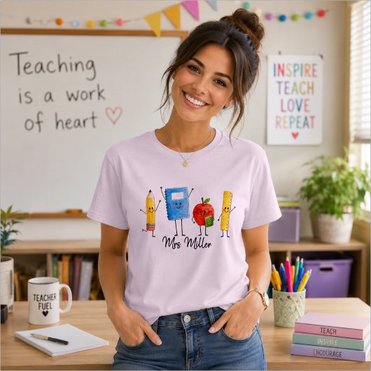 カスタムオーダーの先生グッズ Tシャツ