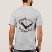 カスタムオートバイ – カーブを取る… Tシャツ (裏面)