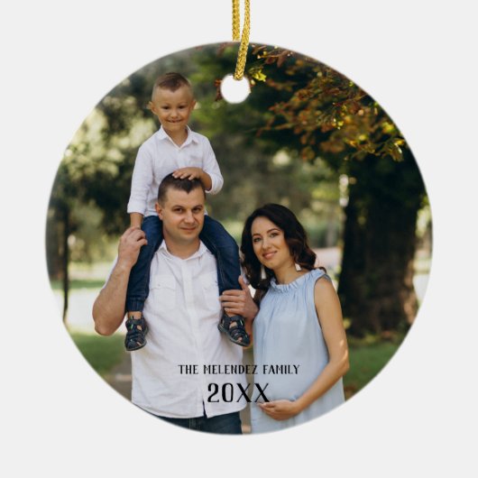 カスタムオーナメントかわいいサボテン柄 セラミックオーナメント (正面)