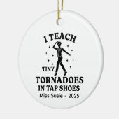 カスタムオーナメントバレエパーソナライズされたタップ セラミックオーナメント (左)