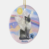 カスタムオーナメント「マーフィー」（シャム青ポイント） – R セラミックオーナメント (右)