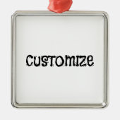 カスタムオーナメント メタルオーナメント (正面)