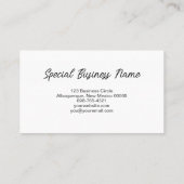 カスタムオーバルカラフルフォトツリーハート 名刺 (裏面)