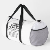 カスタムオールオパーソナライズされたーバープリントダッフェルバッグ55L ダッフルバッグ (右コーナー)