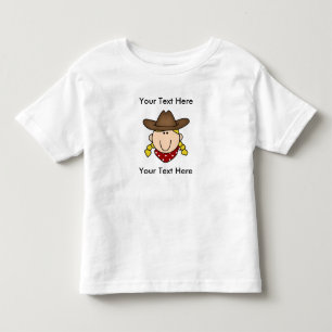 カスタムカウガールブロンドTシャツ トドラーTシャツ