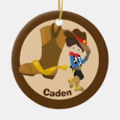 カスタムカウボーイキッド セラミックオーナメント (正面)